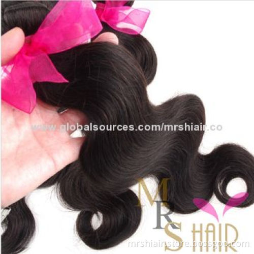 Cheap Human Hair Weave, Malaysian Virgin Hair, Body Wave, Grade 5A, Can Be Bleached